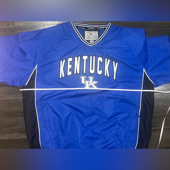 Men's XXL Colosseum Kentucky Wildcats Fair Catch Pullover Windbreaker Jacket - Picture 6 of 7